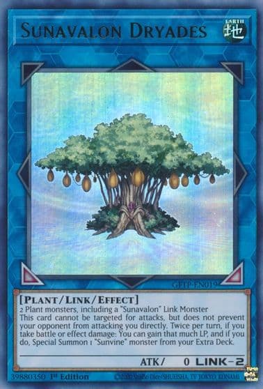 Sunavalon Dryades Ghosts From the Past Yu-Gi-Oh! card