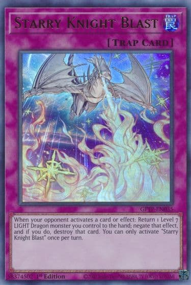 Starry Knight Blast Ghosts From the Past Yu-Gi-Oh! card
