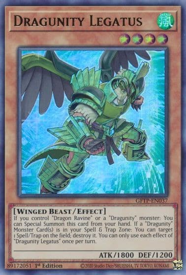 Dragunity Legatus Ghosts From the Past Yu-Gi-Oh! card