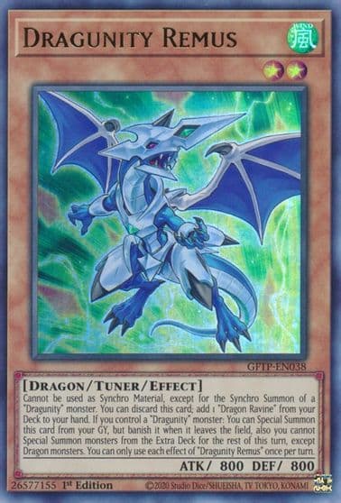 Dragunity Remus Ghosts From the Past Yu-Gi-Oh! card