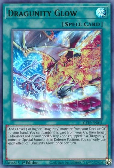 Dragunity Glow Ghosts From the Past Yu-Gi-Oh! card