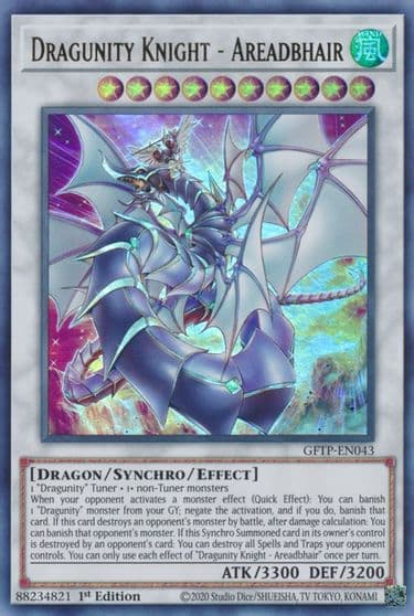 Dragunity Knight Areadbhair Ghosts From the Past Yu-Gi-Oh! card