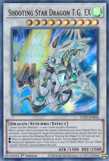 Shooting Star Dragon TG EX Ghosts From the Past Yu-Gi-Oh! card