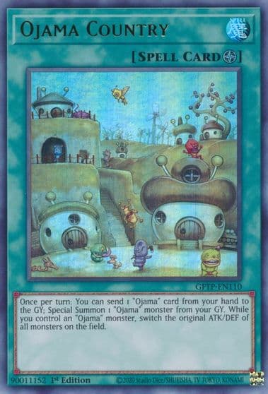 Ojama Country Ghosts From the Past Yu-Gi-Oh! card