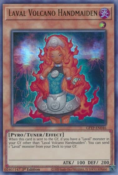 Laval Volcano Handmaiden Ghosts From the Past Yu-Gi-Oh! card