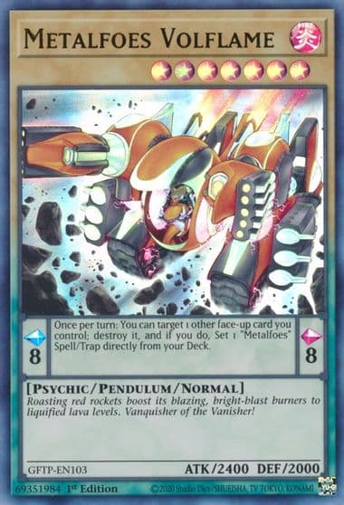Metalfoes Volflame Ghosts From the Past Yu-Gi-Oh! card