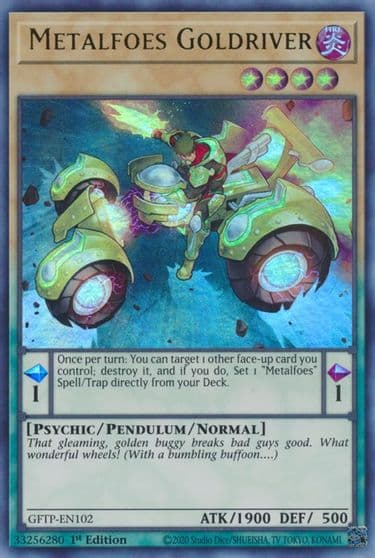 Metalfoes Goldriver Ghosts From the Past Yu-Gi-Oh! card