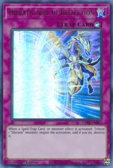 Hieratic Seal of Reflection Ghosts From the Past Yu-Gi-Oh! card