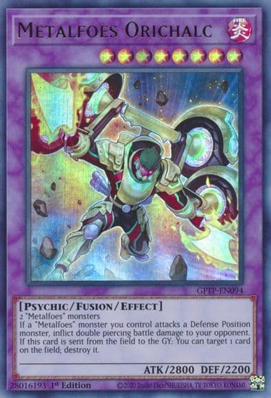 Metalfoes Orichalc Ghosts From the Past Yu-Gi-Oh! card