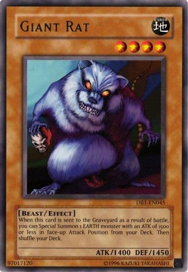 Giant Rat Dark Beginning 1 Yu-Gi-Oh! card