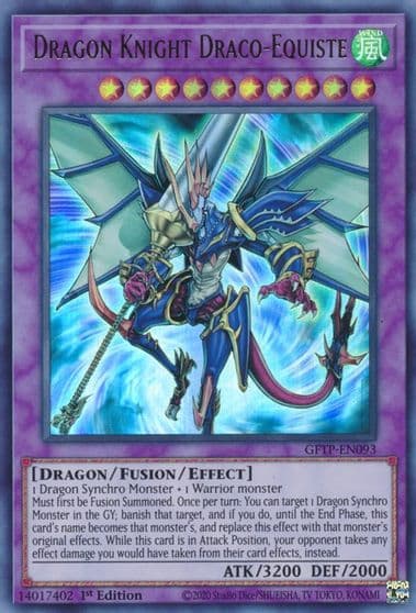 Dragon Knight Draco Equiste Ghosts From the Past Yu-Gi-Oh! card