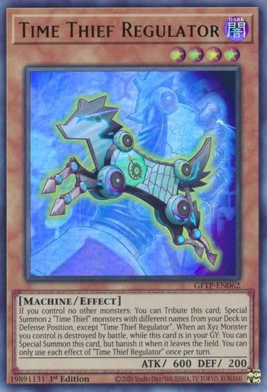Time Thief Regulator Ghosts From the Past Yu-Gi-Oh! card