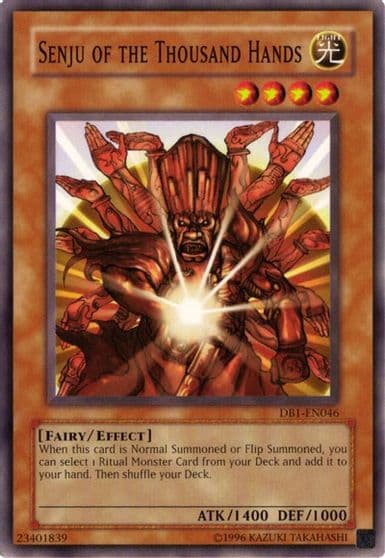 Senju of the Thousand Hands Dark Beginning 1 Yu-Gi-Oh! card