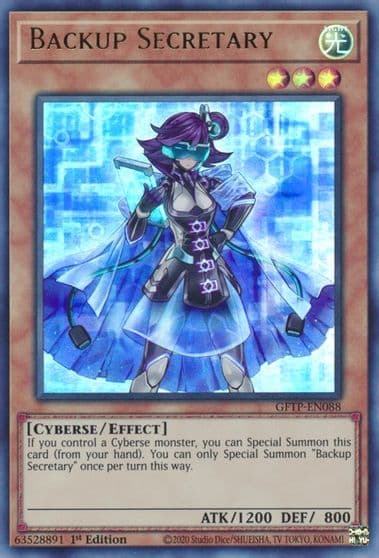Backup Secretary Ghosts From the Past Yu-Gi-Oh! card