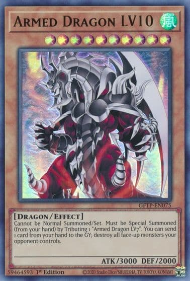 Armed Dragon LV10 Ghosts From the Past Yu-Gi-Oh! card