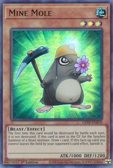 Mine Mole Ghosts From the Past Yu-Gi-Oh! card