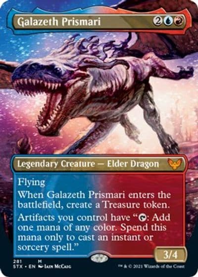 Galazeth Prismari Borderless Strixhaven: School of Mages Magic card