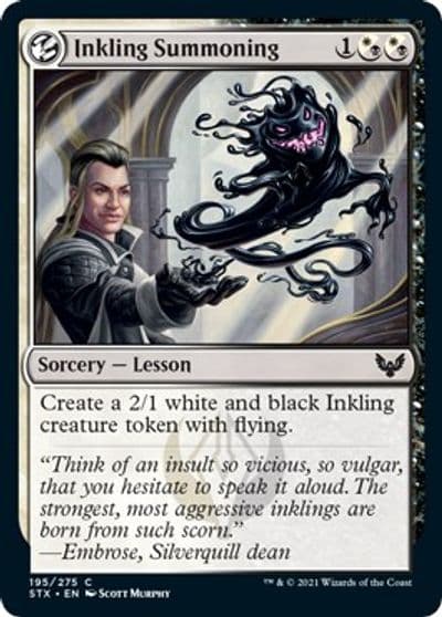 Inkling Summoning Strixhaven: School of Mages Magic card