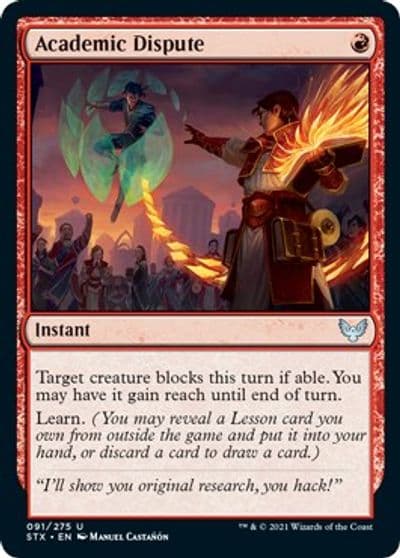 Academic Dispute Strixhaven: School of Mages Magic card