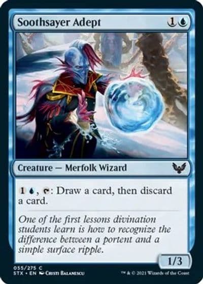 Soothsayer Adept Strixhaven: School of Mages Magic card
