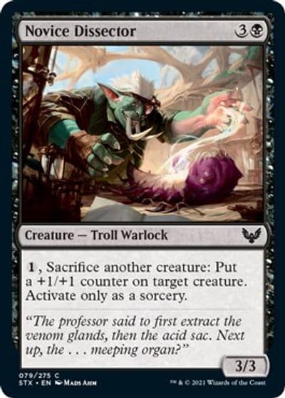 Novice Dissector Strixhaven: School of Mages Magic card