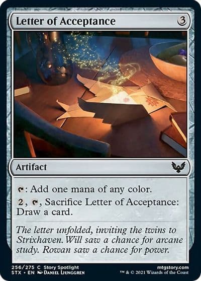 Letter of Acceptance Strixhaven: School of Mages Magic card