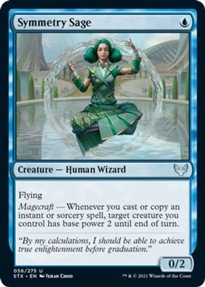 Symmetry Sage Strixhaven: School of Mages Magic card