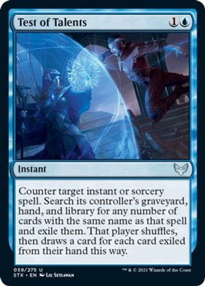 Test of Talents Strixhaven: School of Mages Magic card