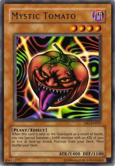 Mystic Tomato Dark Beginning 1 Yu-Gi-Oh! card