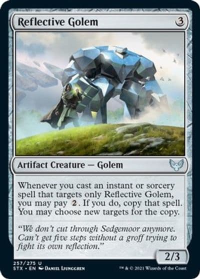 Reflective Golem Strixhaven: School of Mages Magic card