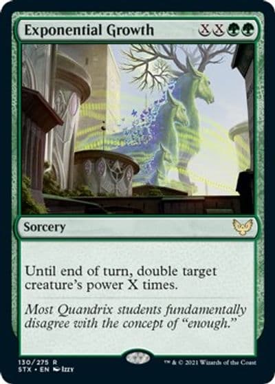Exponential Growth Strixhaven: School of Mages Magic card