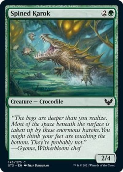 Spined Karok Strixhaven: School of Mages Magic card