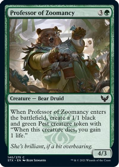 Professor of Zoomancy Strixhaven: School of Mages Magic card