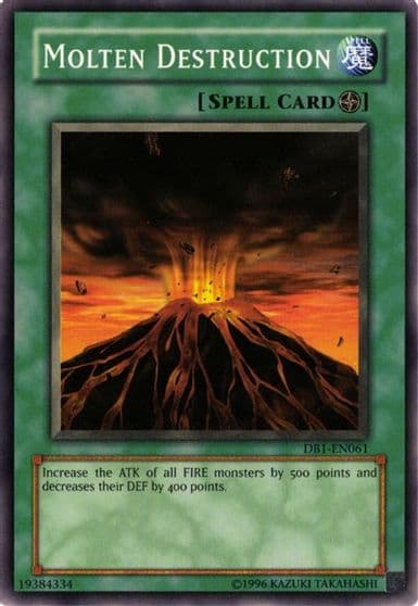 Molten Destruction Dark Beginning 1 Yu-Gi-Oh! card