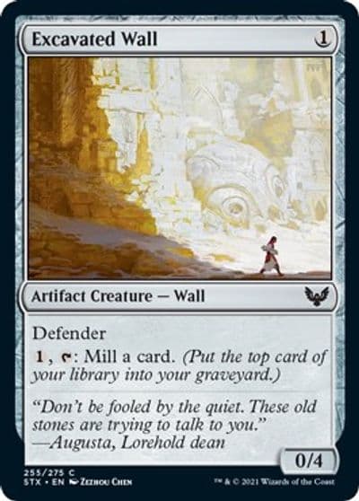 Excavated Wall Strixhaven: School of Mages Magic card