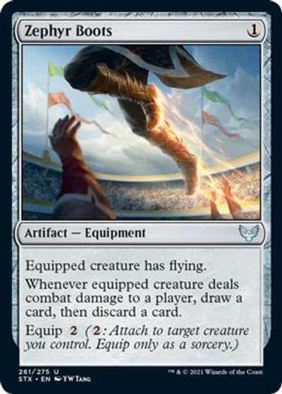 Zephyr Boots Strixhaven: School of Mages Magic card