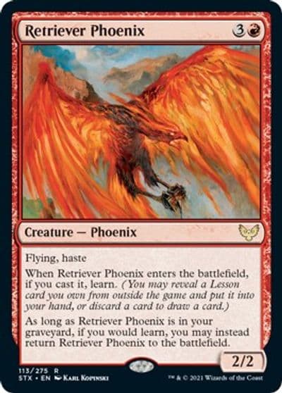 Retriever Phoenix Strixhaven: School of Mages Magic card