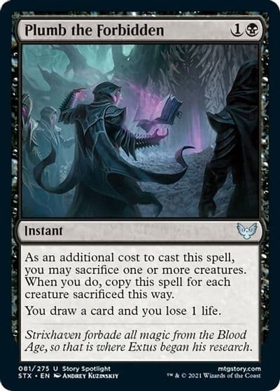 Plumb the Forbidden Strixhaven: School of Mages Magic card