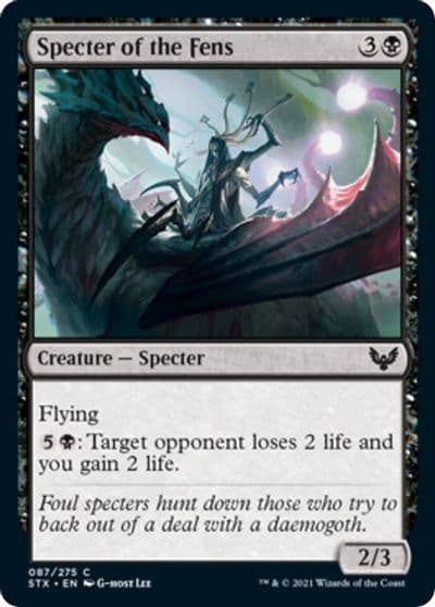 Specter of the Fens Strixhaven: School of Mages Magic card