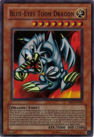 Blue Eyes Toon Dragon Dark Beginning 1 Yu-Gi-Oh! card