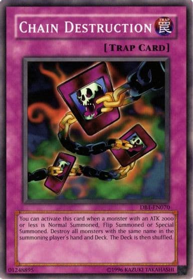 Chain Destruction Dark Beginning 1 Yu-Gi-Oh! card