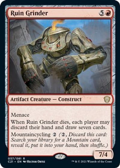 Ruin Grinder Commander 2021 Magic card