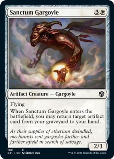 Sanctum Gargoyle Commander 2021 Magic card