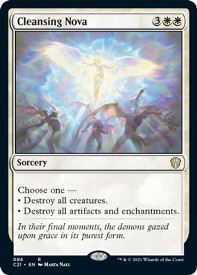 Cleansing Nova Commander 2021 Magic card