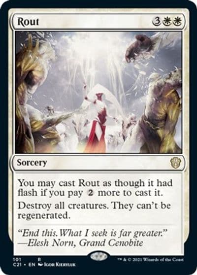 Rout Commander 2021 Magic card