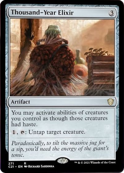 Thousand Year Elixir Commander 2021 Magic card