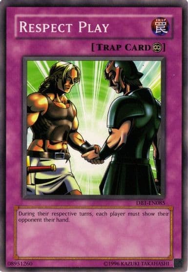 Respect Play Dark Beginning 1 Yu-Gi-Oh! card