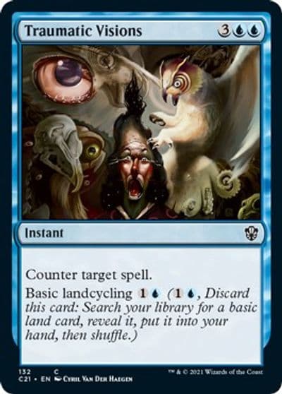 Traumatic Visions Commander 2021 Magic card