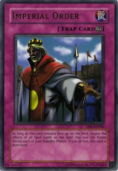 Imperial Order Dark Beginning 1 Yu-Gi-Oh! card