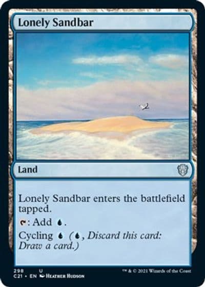 Lonely Sandbar Commander 2021 Magic card